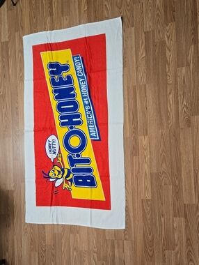 Vintage 90s Bit O Honey Logo Beach Towel